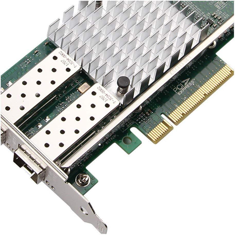 10Gtek for Intel E10G42BTDA 82599ES Chip 10GbE Ethernet Converged Network Adapter X520-DA2/X520-SR2, PCI-E X8 Dual SFP+ Port