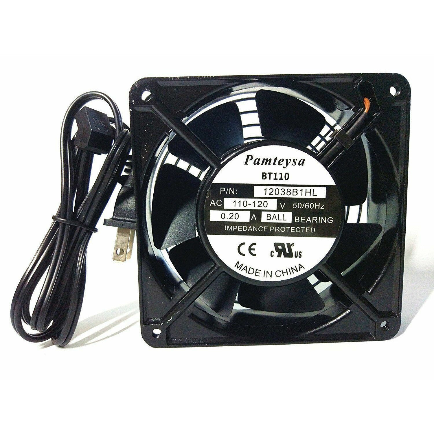 120mm by120mmby 38mm muffin fan 1238, Muffin Cooling Fan,115V 120V AC high speed - AloinfoUSA