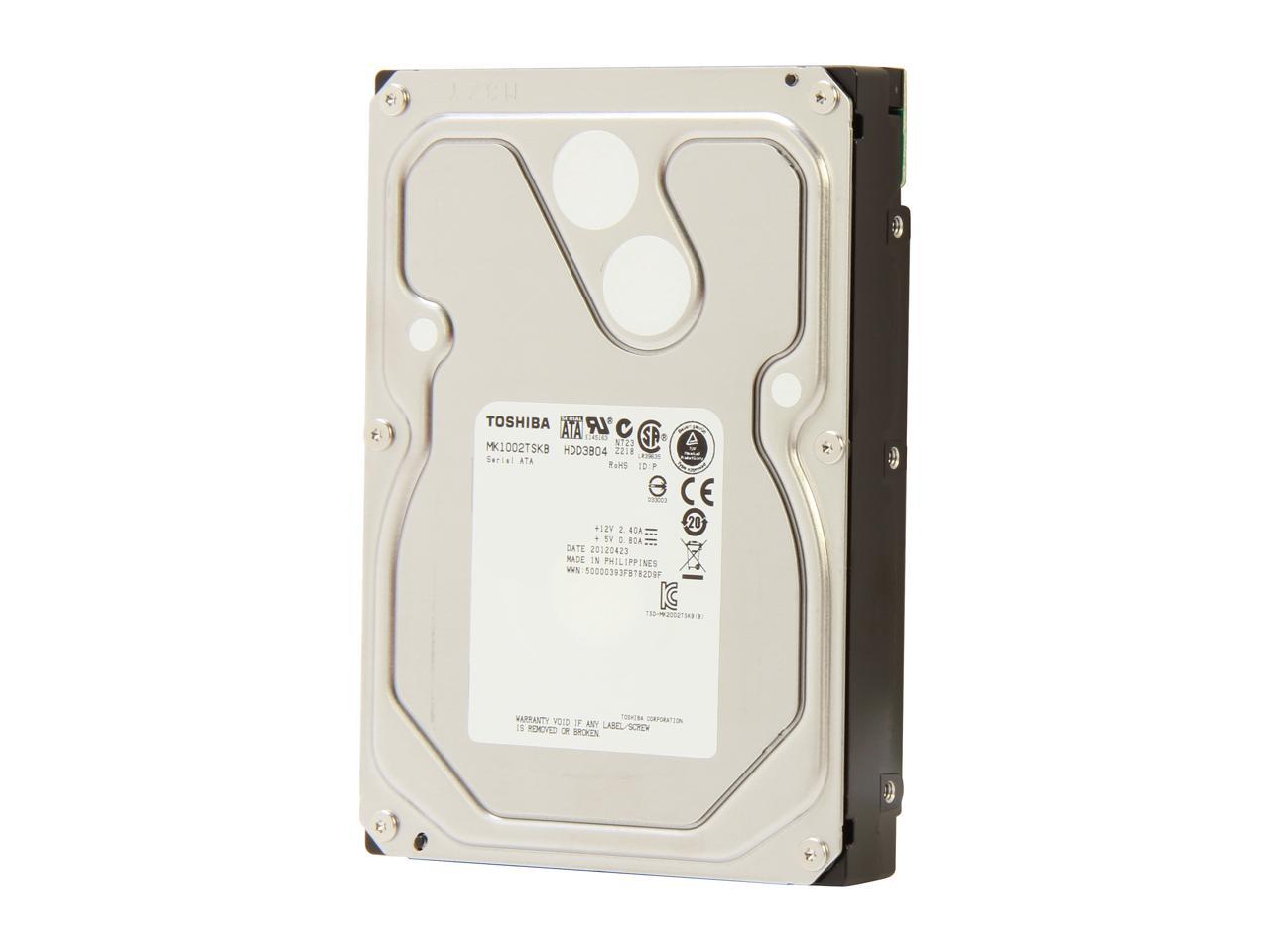 TOSHIBA MK1002TSKB 1TB 7200 RPM 64MB Cache SATA 3.0Gb/s 3.5" Enterprise Hard Drive disco
