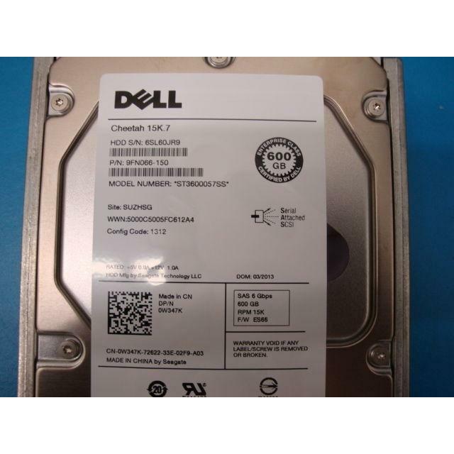 Disco DELL 9FN066-150 600GB 15K 3.5" 6Gb/s 16MB FW: ES66 - MFerraz Tecnologia