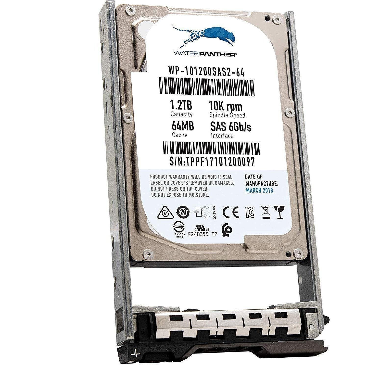 Dell 2.4TB 10K SAS 12G 2.5" 256MB Cache HDD for Dell PowerEdge Servers | Enterprise Hard Drive in G13 Tray | Compatible with PE Rack Tower Blades 400-AUQX 400-AVBX W9MNK 0W9MNK