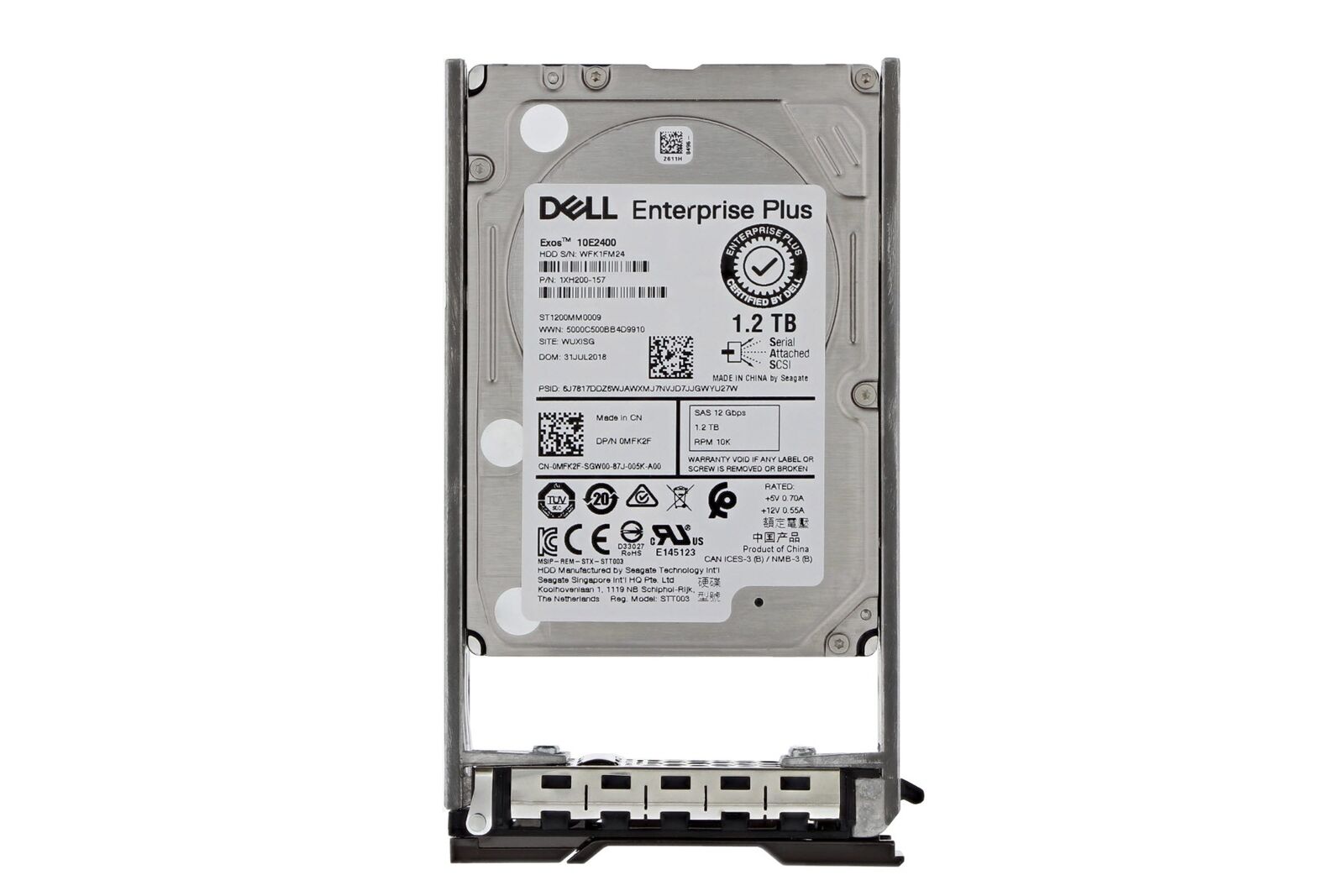 Dell Compellent 1.2TB 10K SAS 2.5" Enterprise Plus Hard Drive for SC220 SCv2020 - AloTechInfoUSA