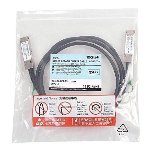 HP 40G QSFP+ DAC Cable - 40GBASE-CR4 Passive Direct Attach Copper Twinax QSFP Cable for HPE JG328A Devices, 5m