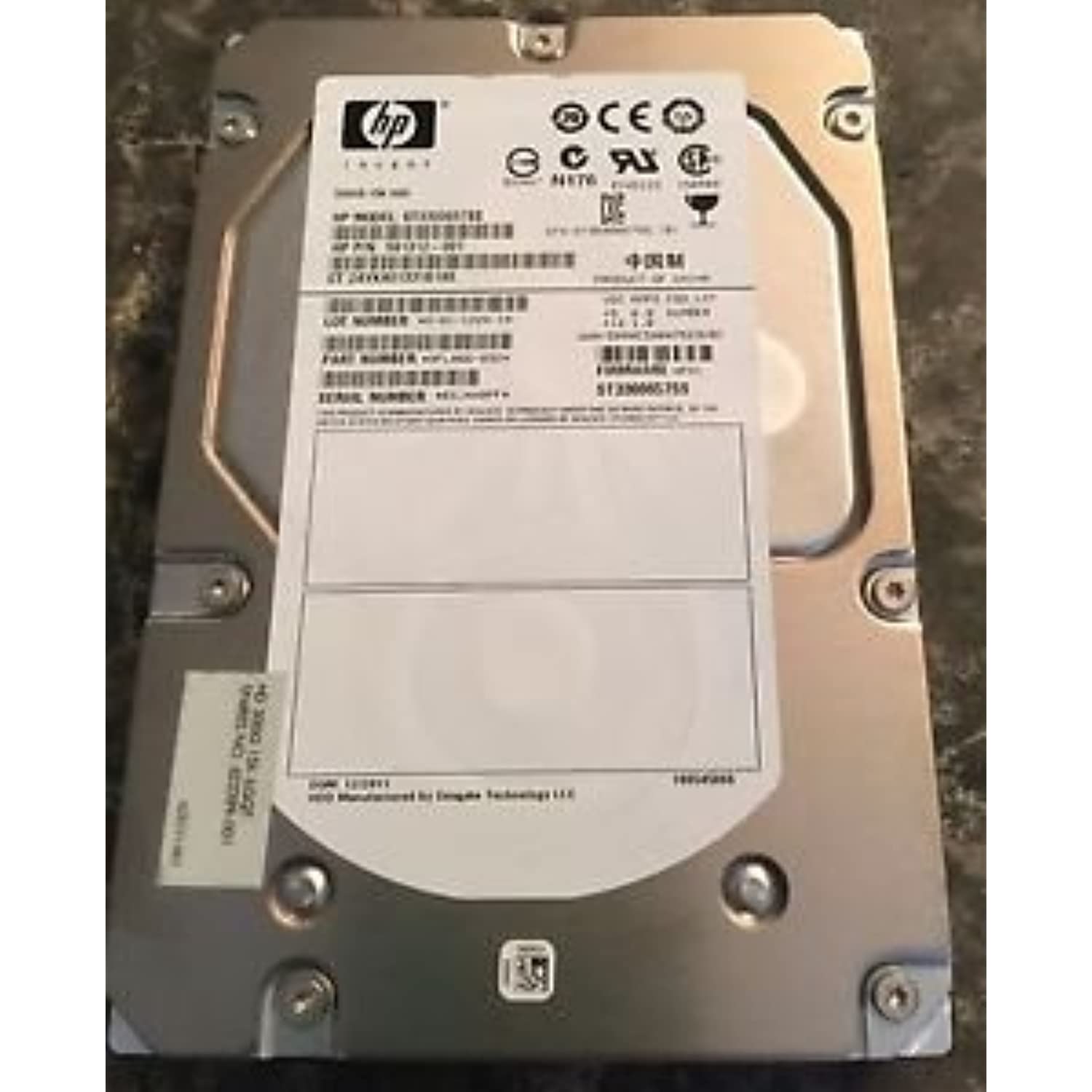 HP 581312-001 300GB 15K SAS HDD - Side View | Alo Tech Solutions