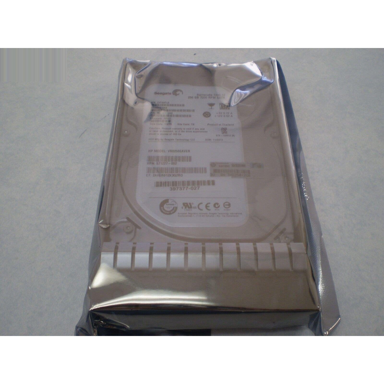HP 571230-B21,571516-001 HP 250GB SATA Hard Drive - 7.2 RPM 3.5-inch form factor