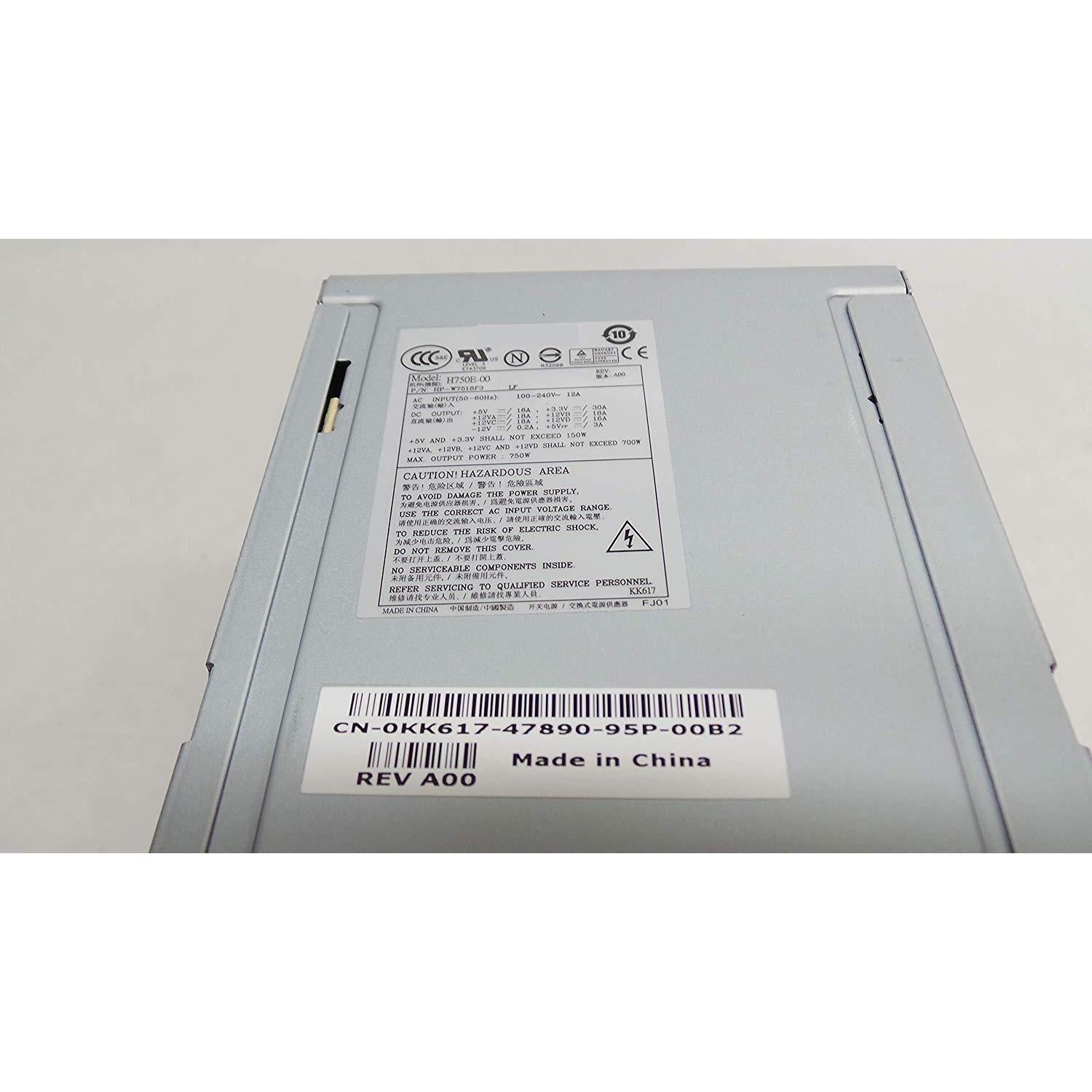 Dell Fuente 750w Modular Power Supply W/o Harness FITS DELL Precision T3500 T5500 Workstation 490 and 690 N750E-00, NPS-750AB-1 A, D525AF-00, DPS-525FBA, H525AF-00, D525A001L, N525EF-00, NPS-525BB A, H525EF-00