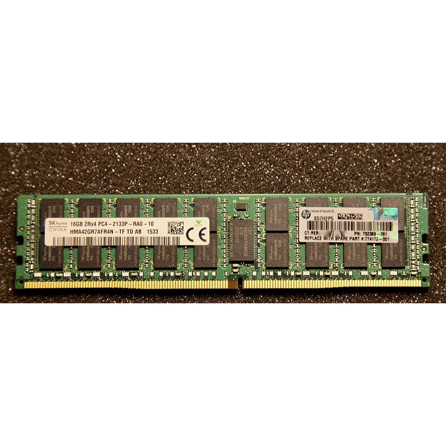 752369-081 Hewlett-Packard 16Gb 2Rx4 Pc4-2133P-R Memory Kit