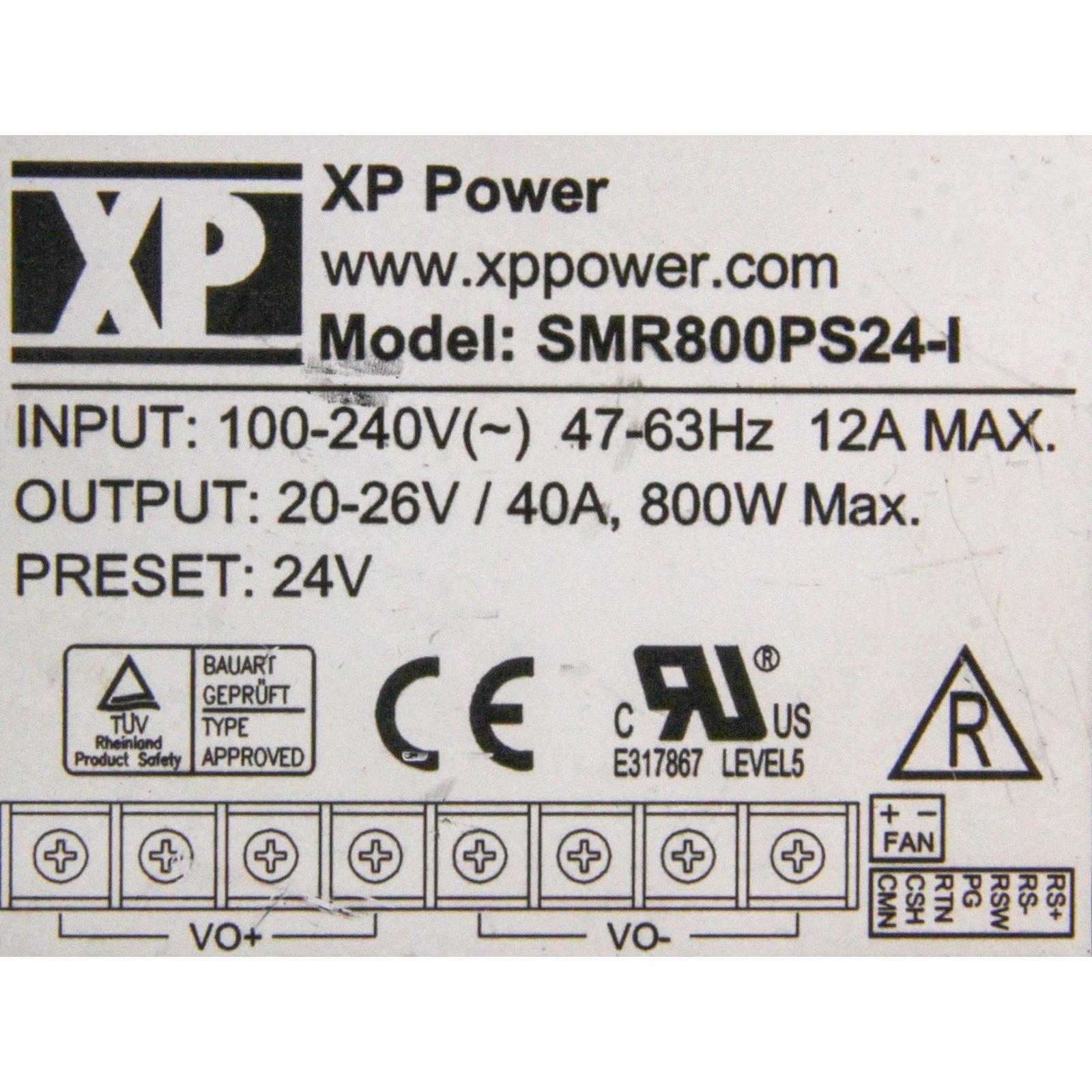 9916 XP POWER POWER SUPPLY SMR800PS24-I - AloinfoUSA
