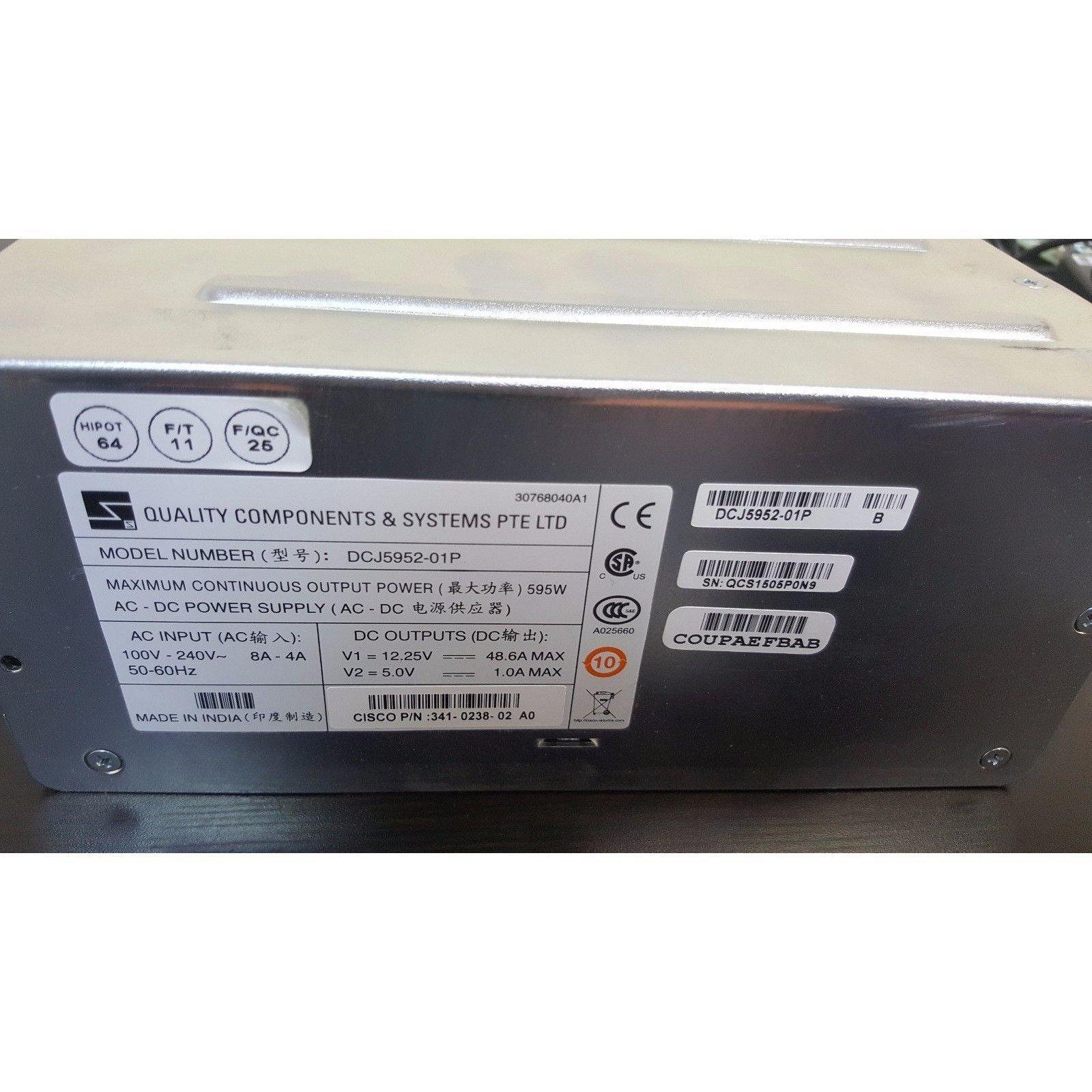 Cisco 3925/3945 AC Power Supply - PWR-3900-AC 641676238139 Fuente - AloinfoUSA