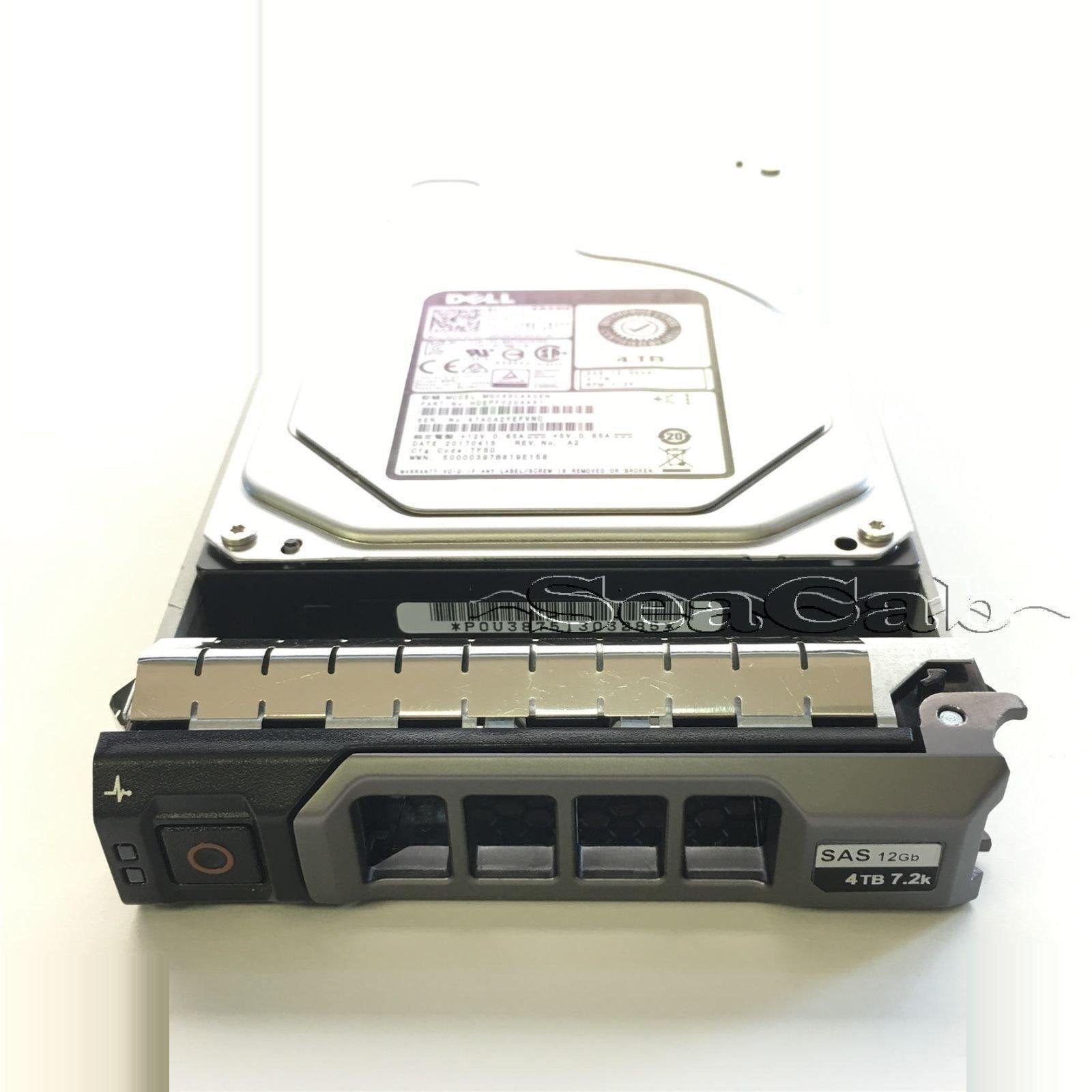 Dell 4TB 7.2K SAS 12Gbps 3.5" Drive for PowerVault MD1200 MD1400 MD3400 Arrays