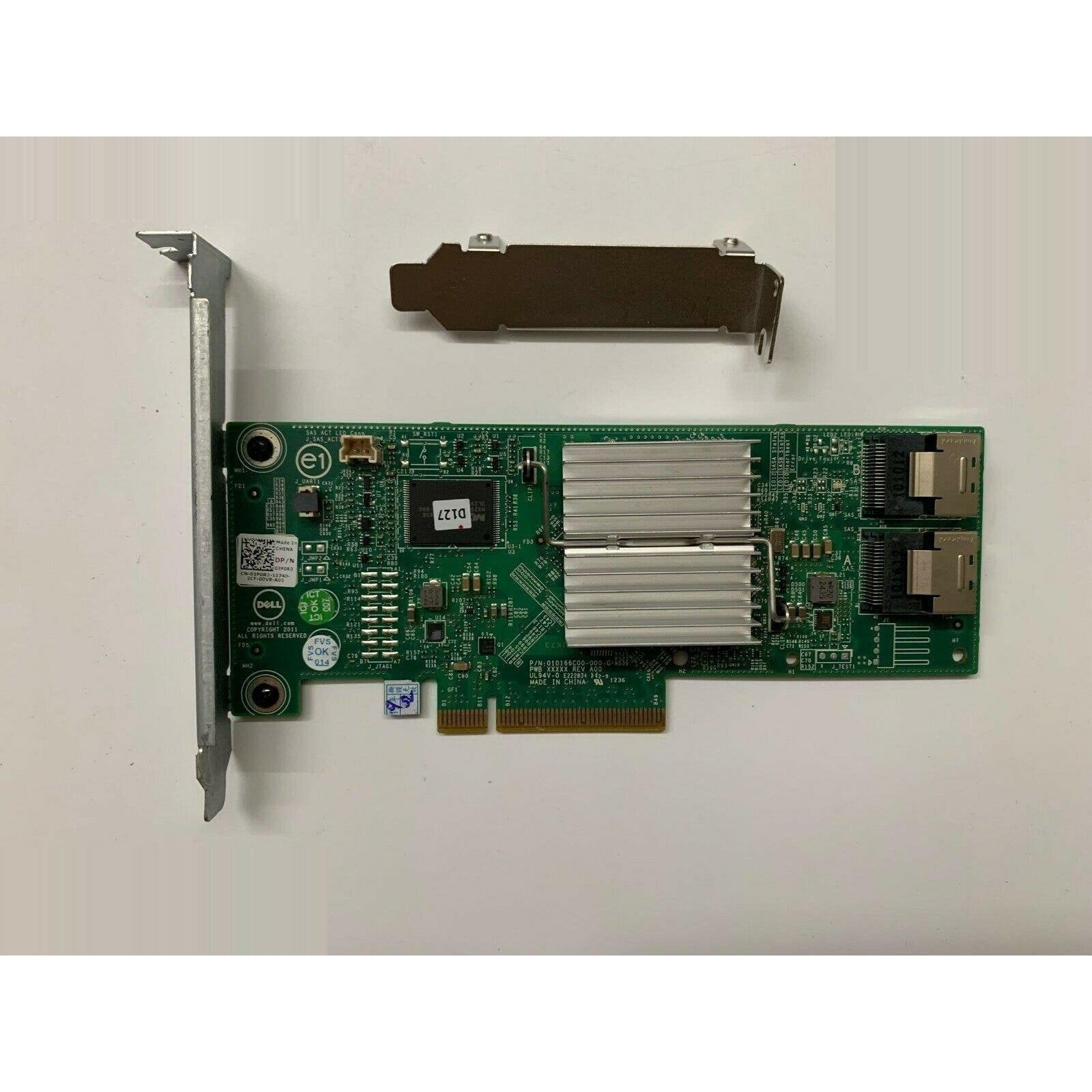 Dell Controladora Dell Perc H310 SATA / SAS HBA Controller RAID 6Gbps PCIe x8 LSI 9240-8i M1015 713543899726