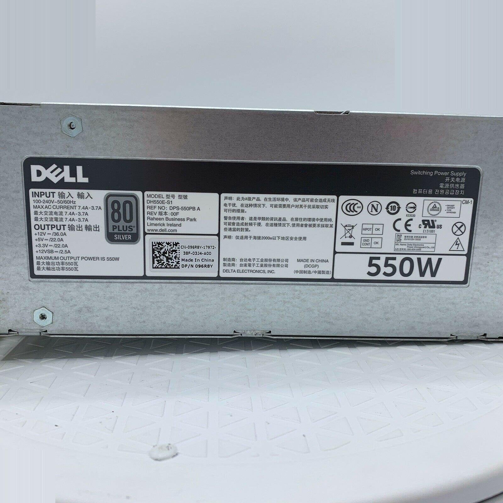Dell Power Dell PowerEdge T420 R520 550W Server Power Supply with Cables DH550E-S1 096R8Y