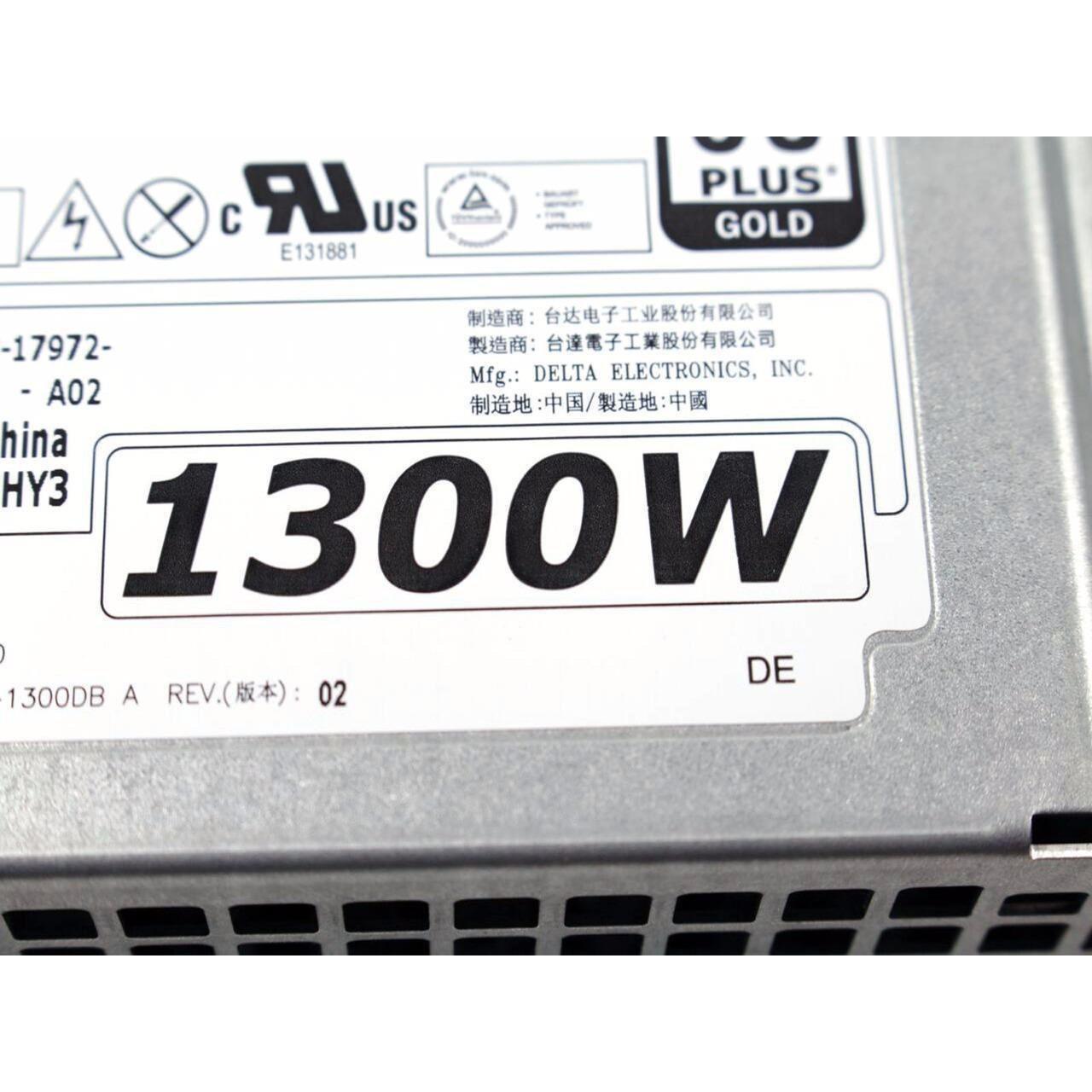 Dell Power Dell Precision T7600 T7610 T7910 1300W 2 Fan 100-240V Power Supply Unit PSU D1300EF-00 0H3HY3 CN-0H3HY3 6MKJ9 MF4N5 0T6R7 09JX5 DPS-1300DB cooler