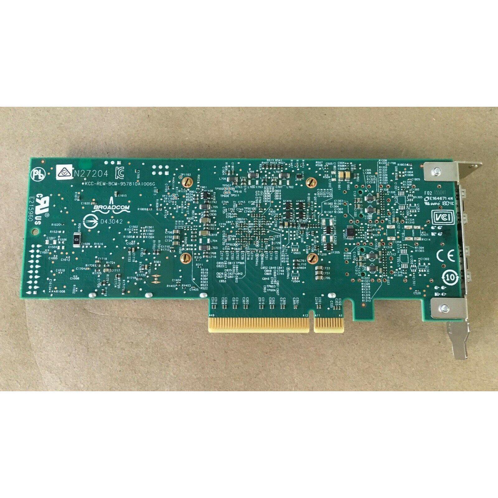 Dell Qlogic 57810S DP 10GB SFP+ CNA LP - 540-BBDX 884116208990