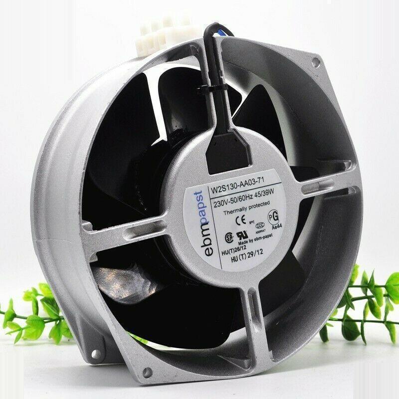 Ebm Papst W2S130-AA03-71 AC 230V 39~45W 172x150x55mm Server Round Cooling Fan Cooler