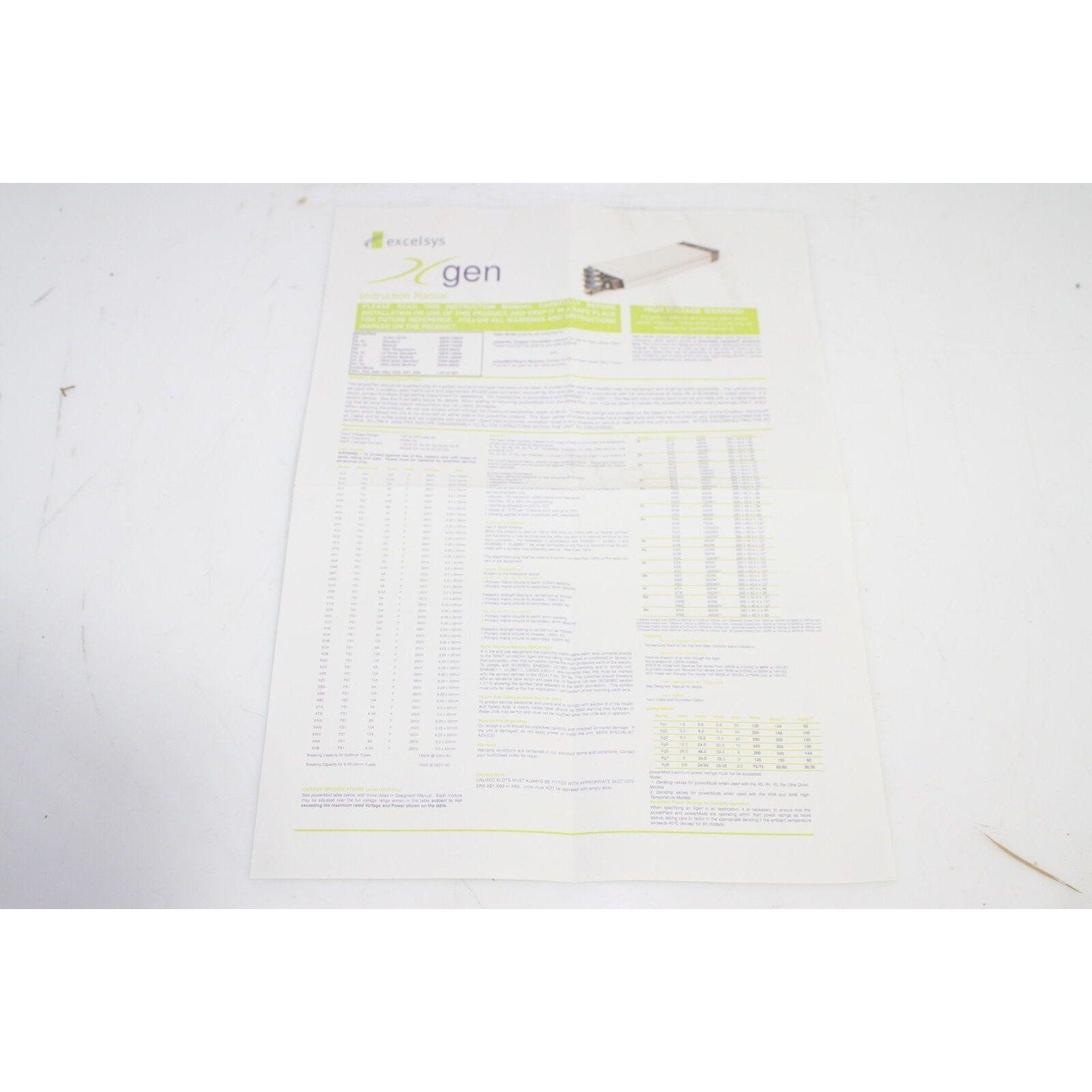 Power Excelsys Technologies XLC0555 Laser High Voltage Power Supply Input 174V Syneron