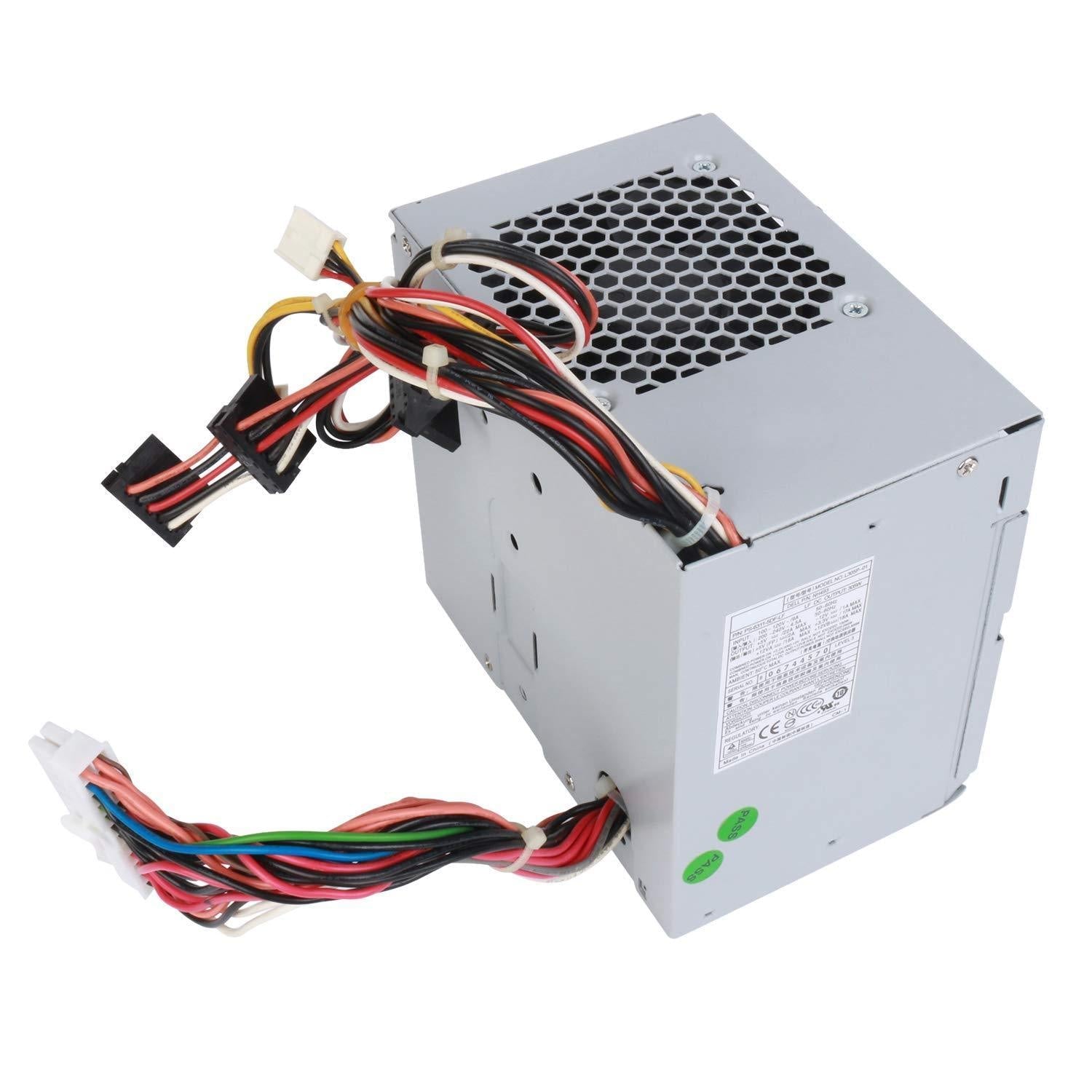 Dell Power L305P-01 F305P-00 NH493 305W Power Supply Replacement for Dell Optiplex 360 380 580 745 755 760 780 960 MT Mini Tower PS-6311-5DF-LF N305p-06 MH595 XK215 P192M JH994 C248C PW114 MK9GY X8129