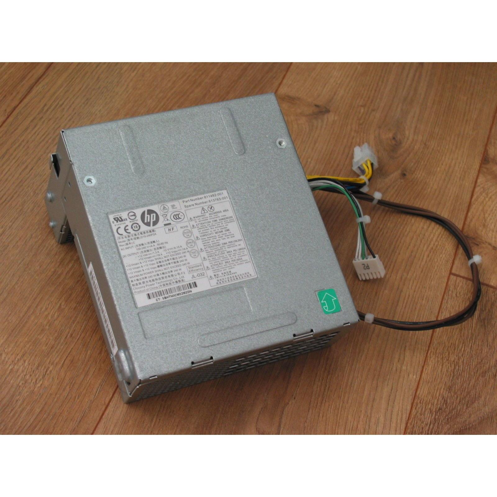 HP Fuente para HP Power Supply 611481-001 611482-001 240W Pro 6300 6305 Elite 8300 SFF DPS-240