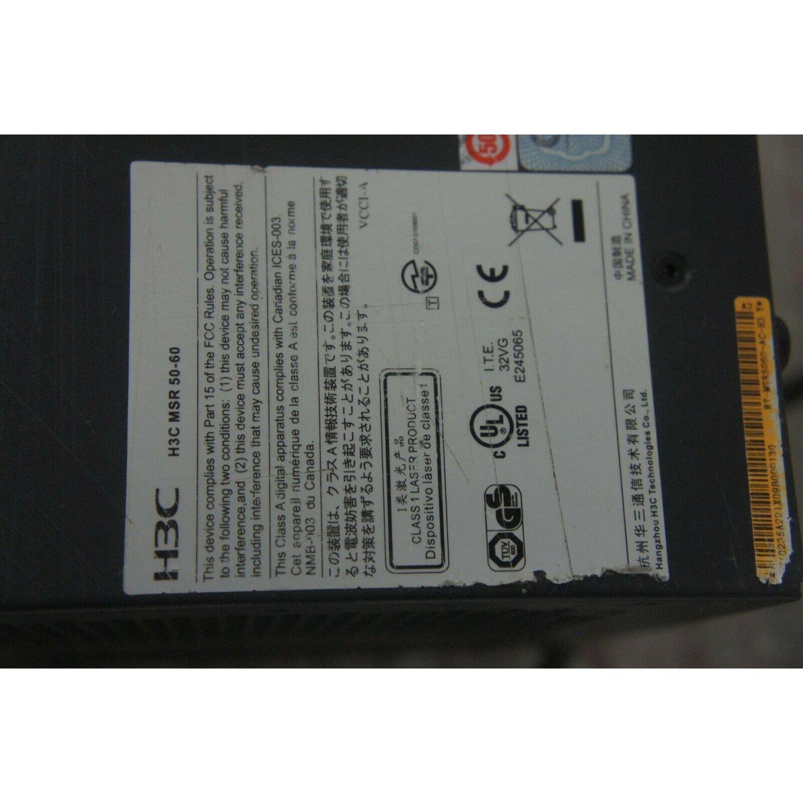 H3C MSR 50-60 Multi-Service Router