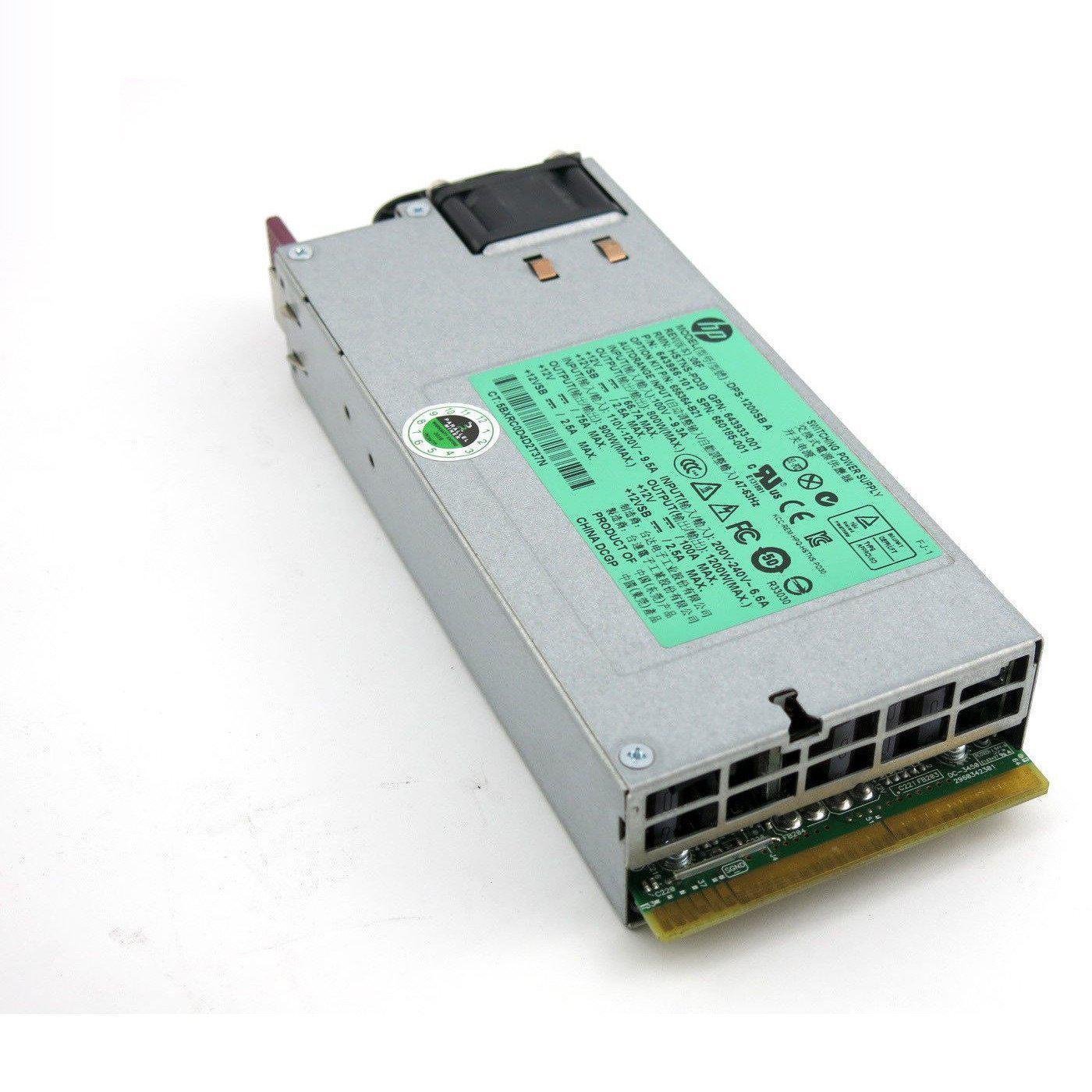 HP Fuente HP 1200 Watt G5 G6 G7 G8 ProLiant DL380 DL385 DL785 ML350 Server Power Supply 719826776647