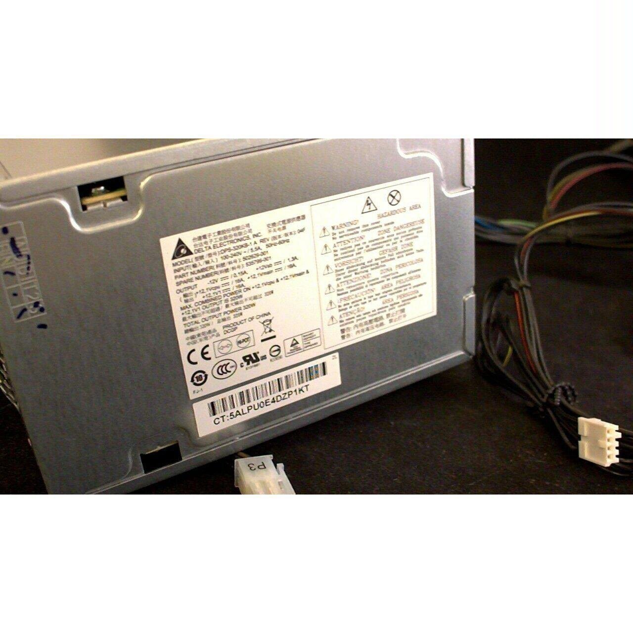 HP Fuente HP 320W Z200 Desktop Workstation Power Supply 535799-001 502629-001