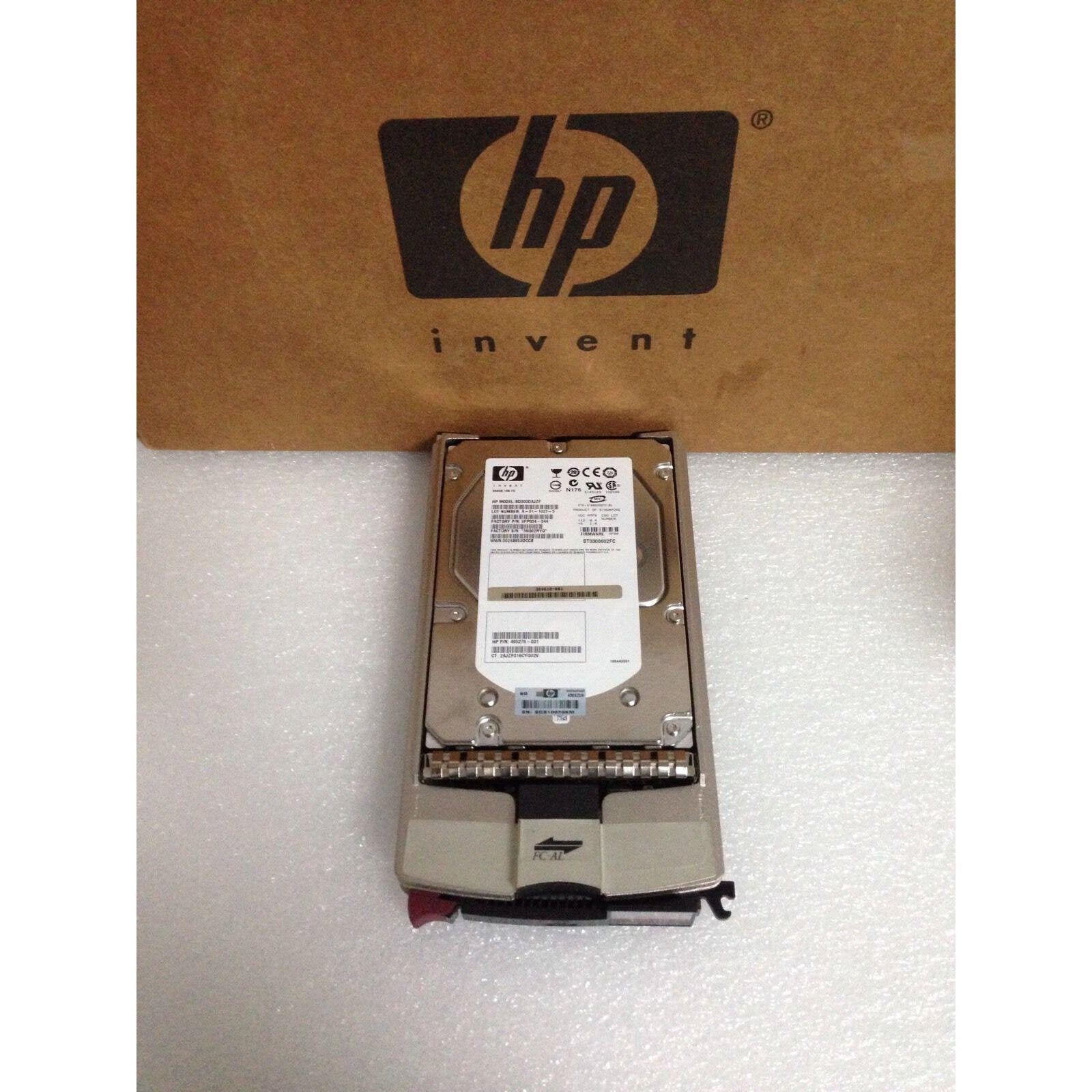 HP 364622-B22 366023-001 366023-002 300gb 10k 3.5"fibe channel hard drive