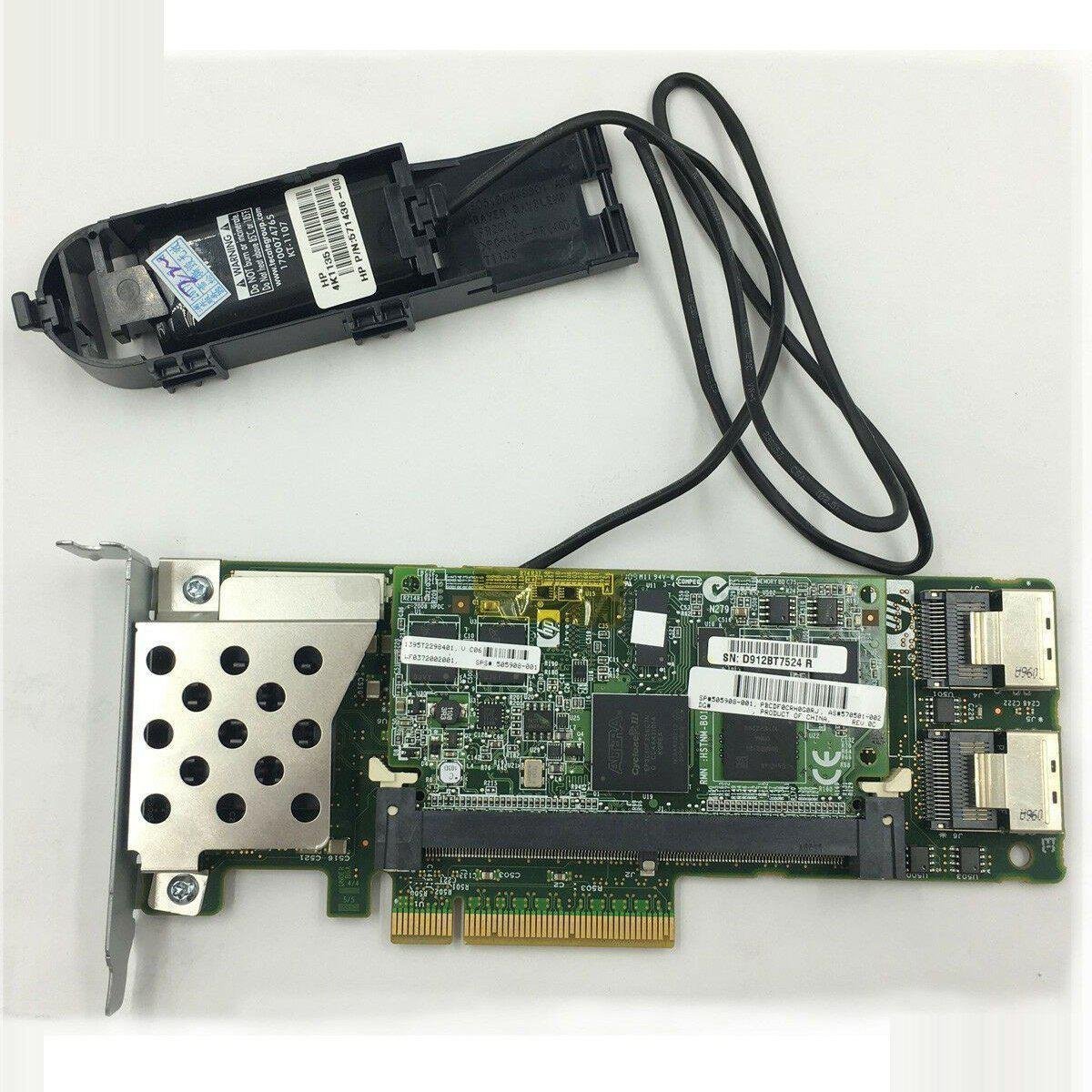HP Controladora HP 572532-B21 Smart Array P410 512 MB FBWC controller raid + 571436-002 Battery 884962119556