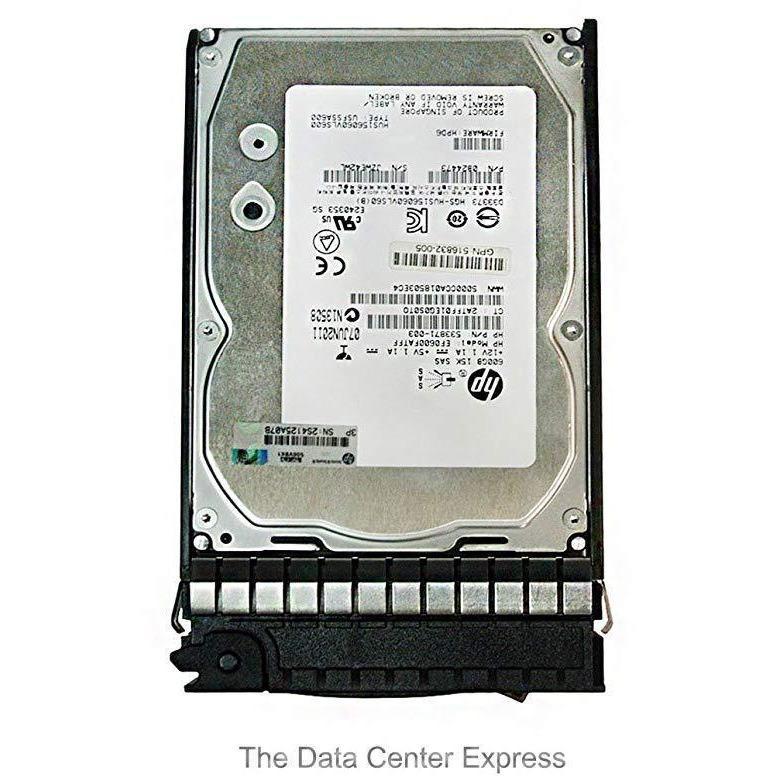 HP 600GB 6G SAS 15K 3.5 Hot Plug Hard Drive 516828-B21