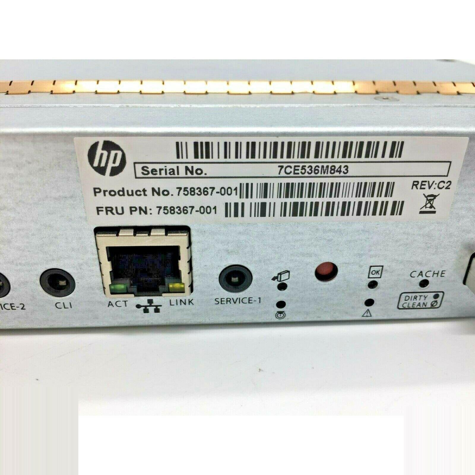 HPE 758367-001 - MSA 1040 iSCSI Controller Label | Alo Tech Solutions