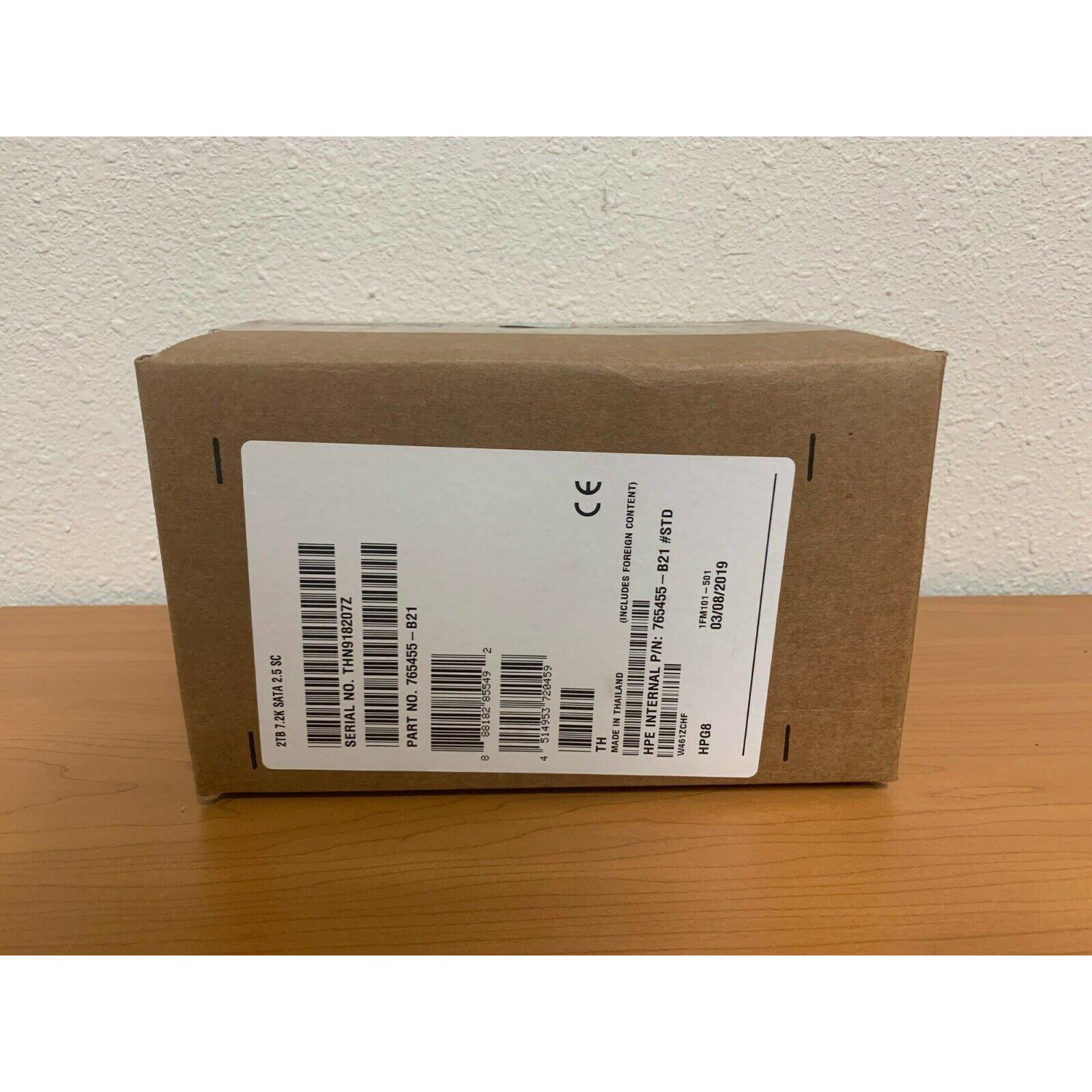 HP 765455-B21 765869-001 2TB 7.2K RPM 6G 2.5" SATA MDL HDD Disco