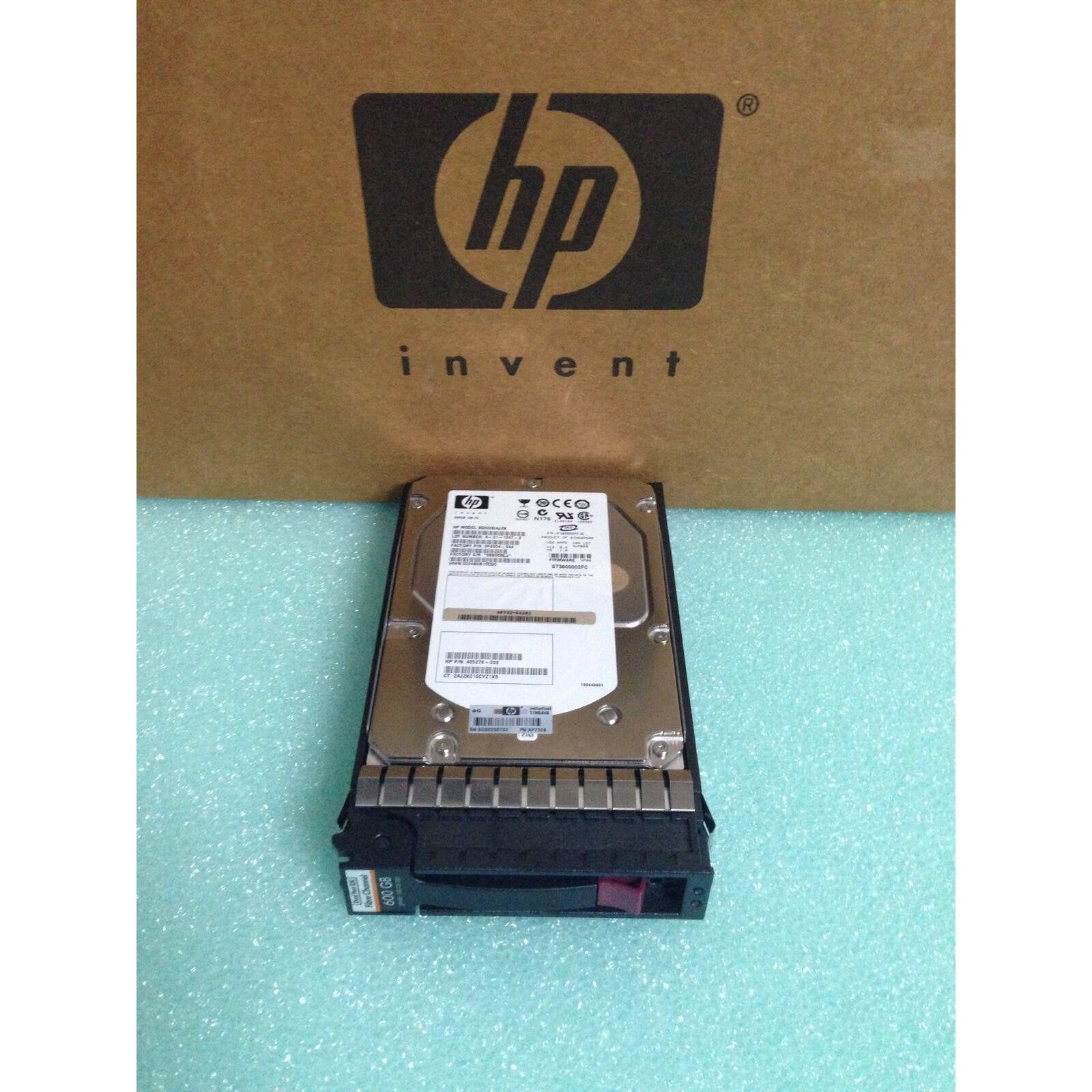 HP BD600DAJZK 495276-003 600GB 10K EVA dual port FC hard drive 9FS004-044