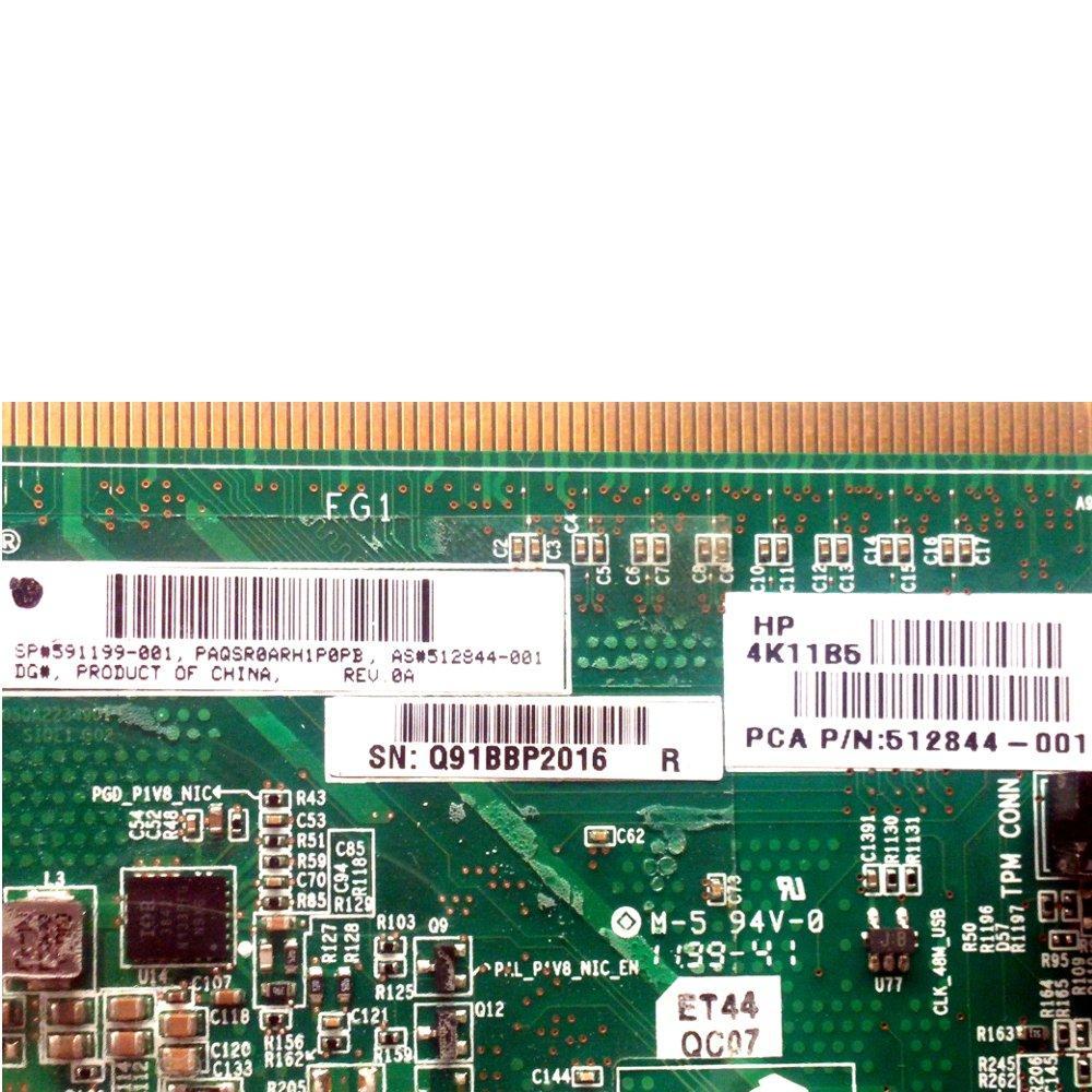 HP Proliant DL580 G7 SPI Riser Board 591199-001 512844-001 w/ Cache Module Placa