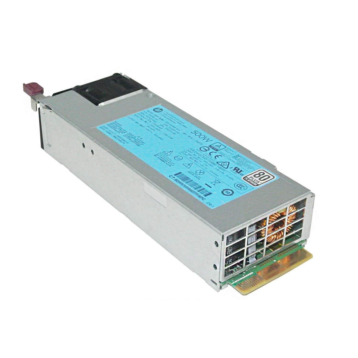 HPE 720478-B21 - 500W Hot Plug PSU Label Detail | Alo Tech Solutions