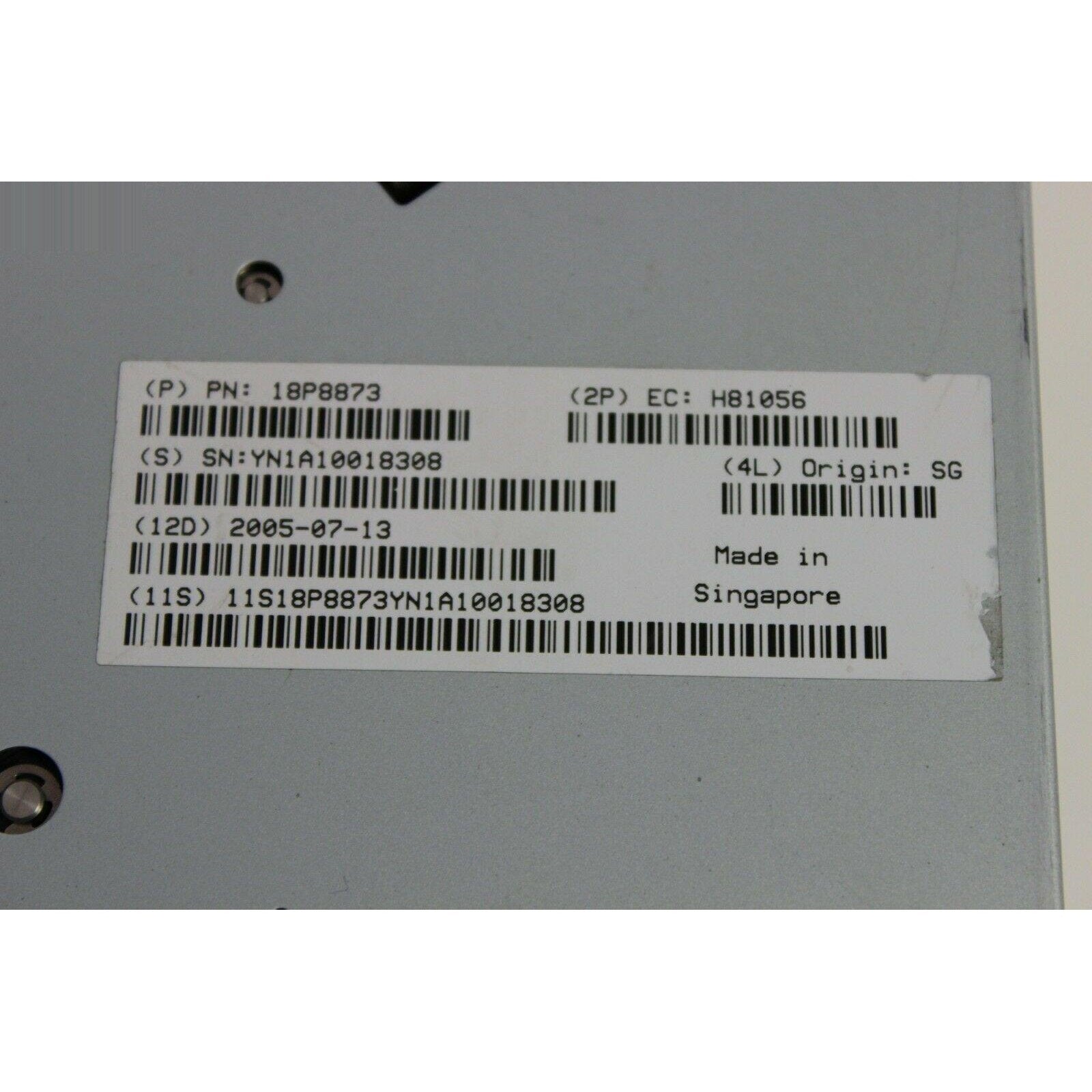 IBM 3592-J1A 3592 FC SHORT-WAVE 2GB/SEC TAPE DRIVE 18P8813 18P8873 18P7695