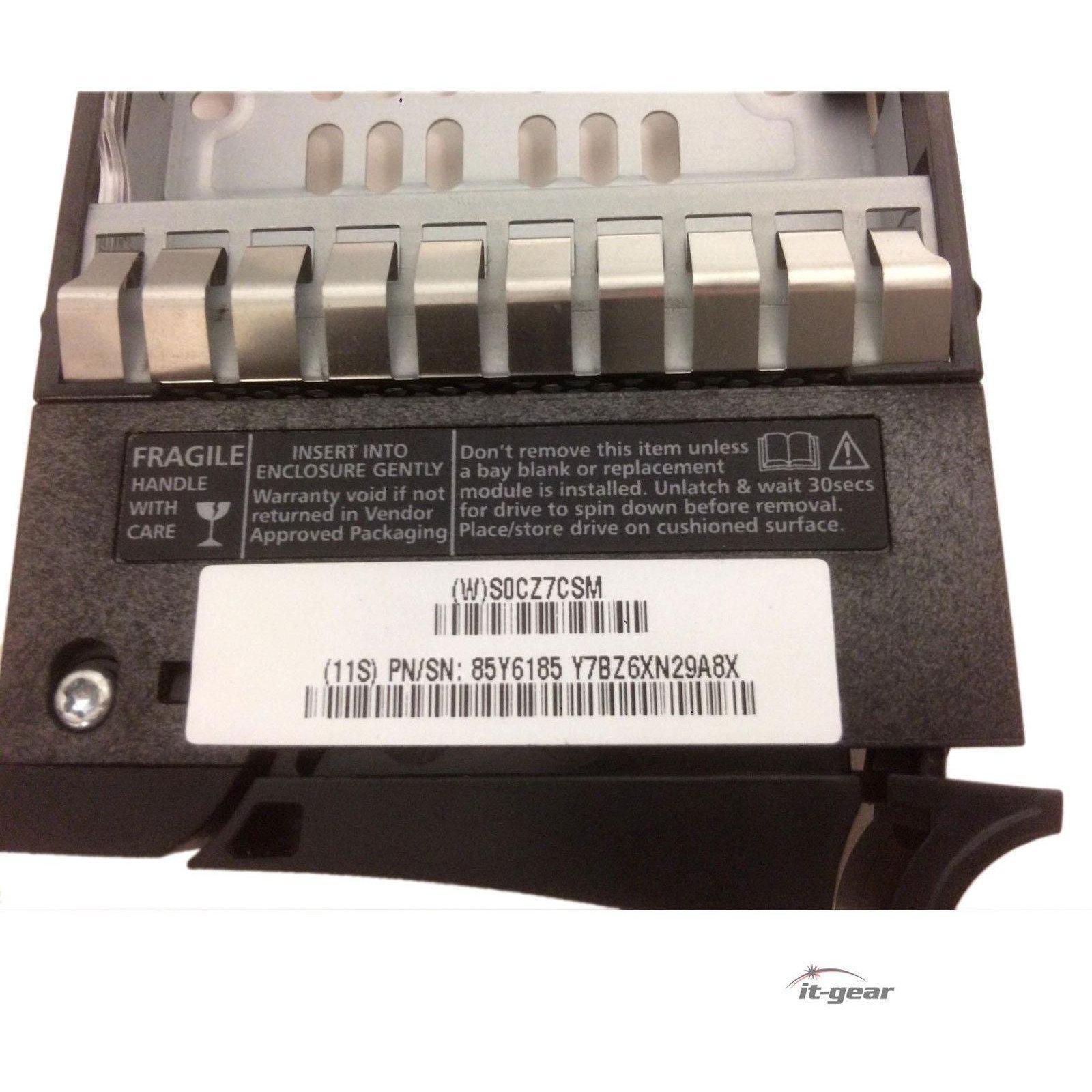 IBM 85Y6185 V7000 300GB 2.5'' 15K 6GB SAS HDD Hard Drive w/Tray 3253-2076 658759207487