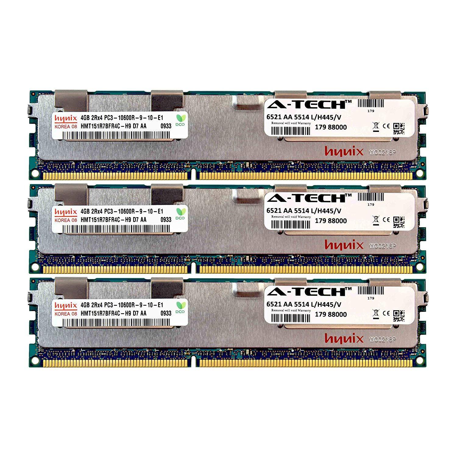 Dell Memory A-Tech Hynix 8GB Module PC3-10600 1.35V For Dell PowerEdge R820 A2626093 R910 T410 R415 A2862069 M610 R510 R710 A2862074 T610 T710 A3721482 C1100 C2100 C6145 C6100 C6105 R320 C6220 Memory RAM