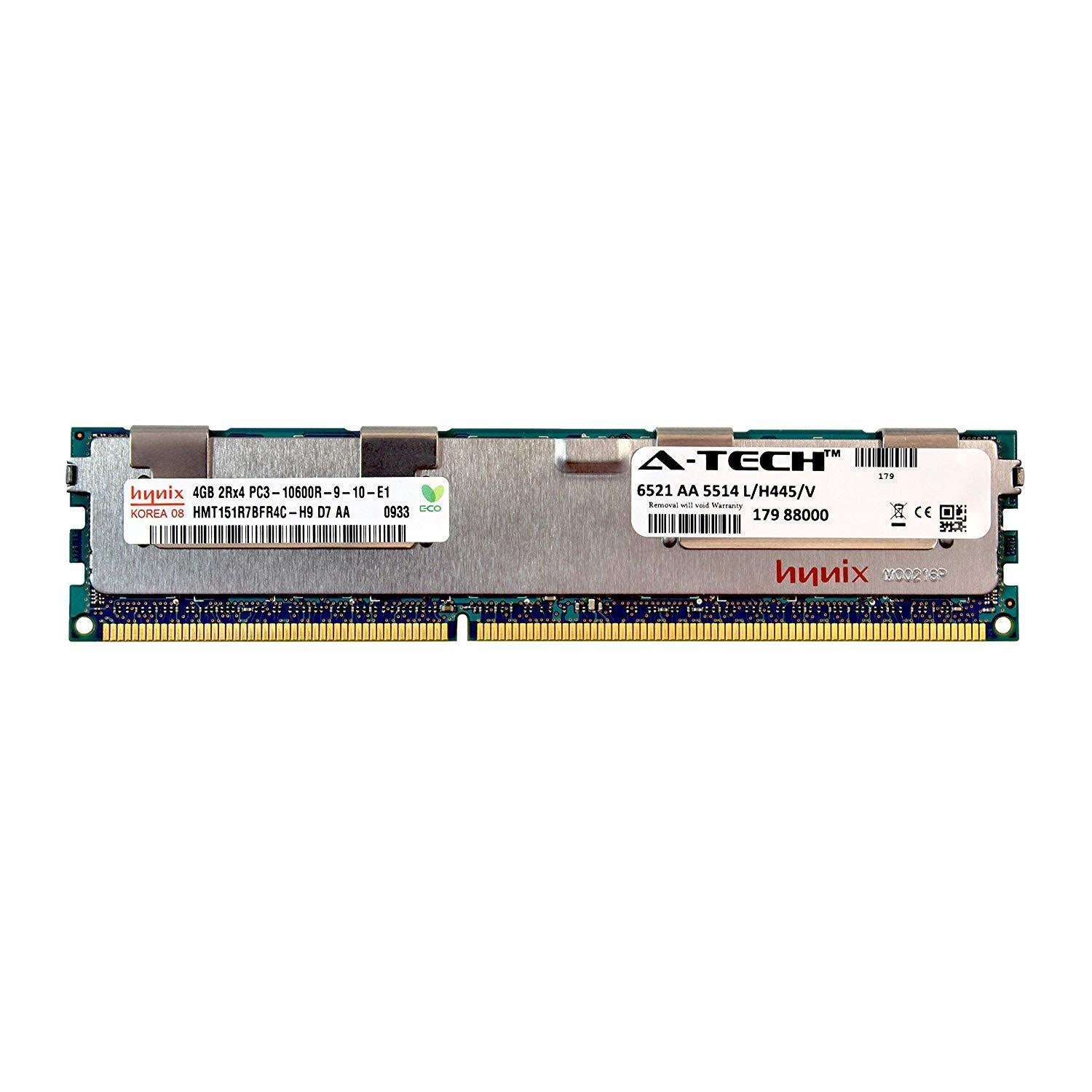 Dell 8GB PC3-10600 ECC RDIMM R710 T610 - Side | Alo Tech Solutions