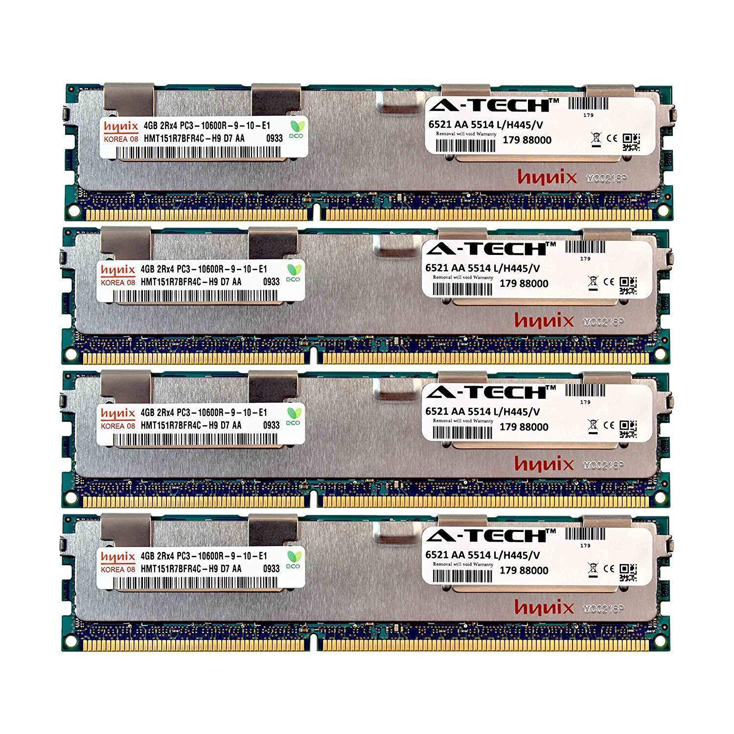 Dell memory A-Tech Hynix 8GB Module PC3-10600 1.35V For Dell PowerEdge R820 A2626093 R910 T410 R415 A2862069 M610 R510 R710 A2862074 T610 T710 A3721482 C1100 C2100 C6145 C6100 C6105 R320 C6220 Memory RAM