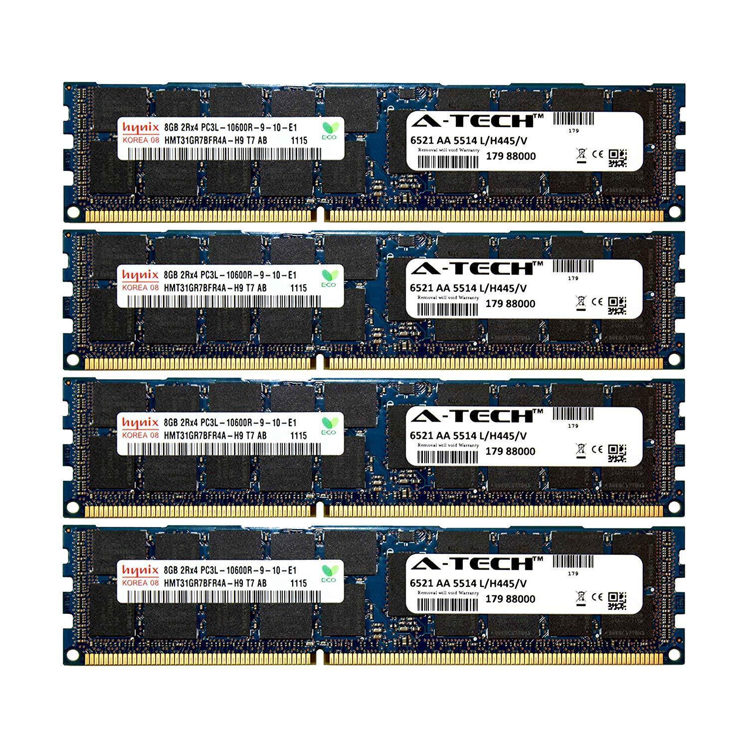 Dell 8GB PC3-10600 ECC RDIMM R710 T610 - Angle | Alo Tech Solutions