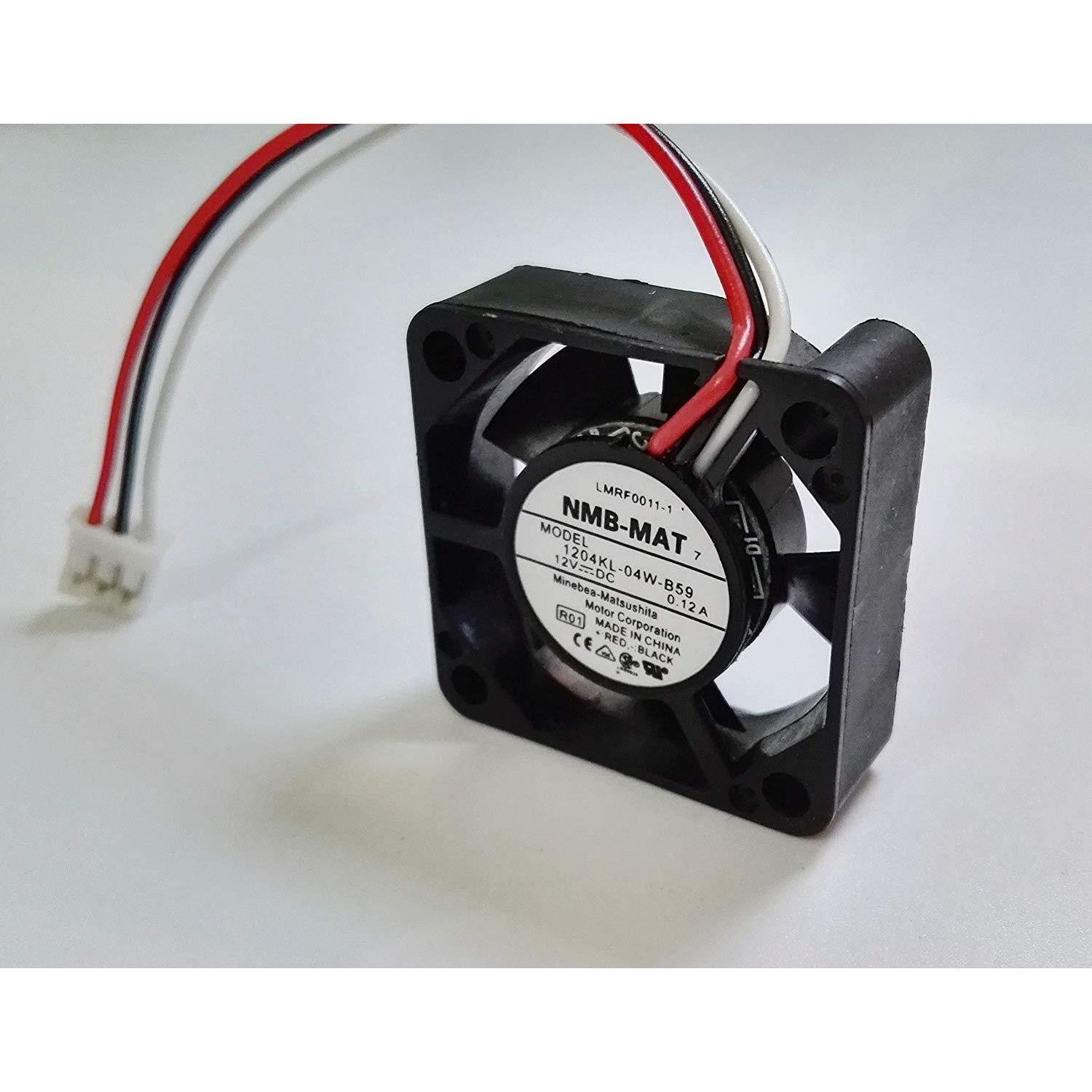 NMB 1204KL-04W-B59 30mm x 10mm Wired Router Cooler Cooling Fan DC 12V 0.12A 3Pin