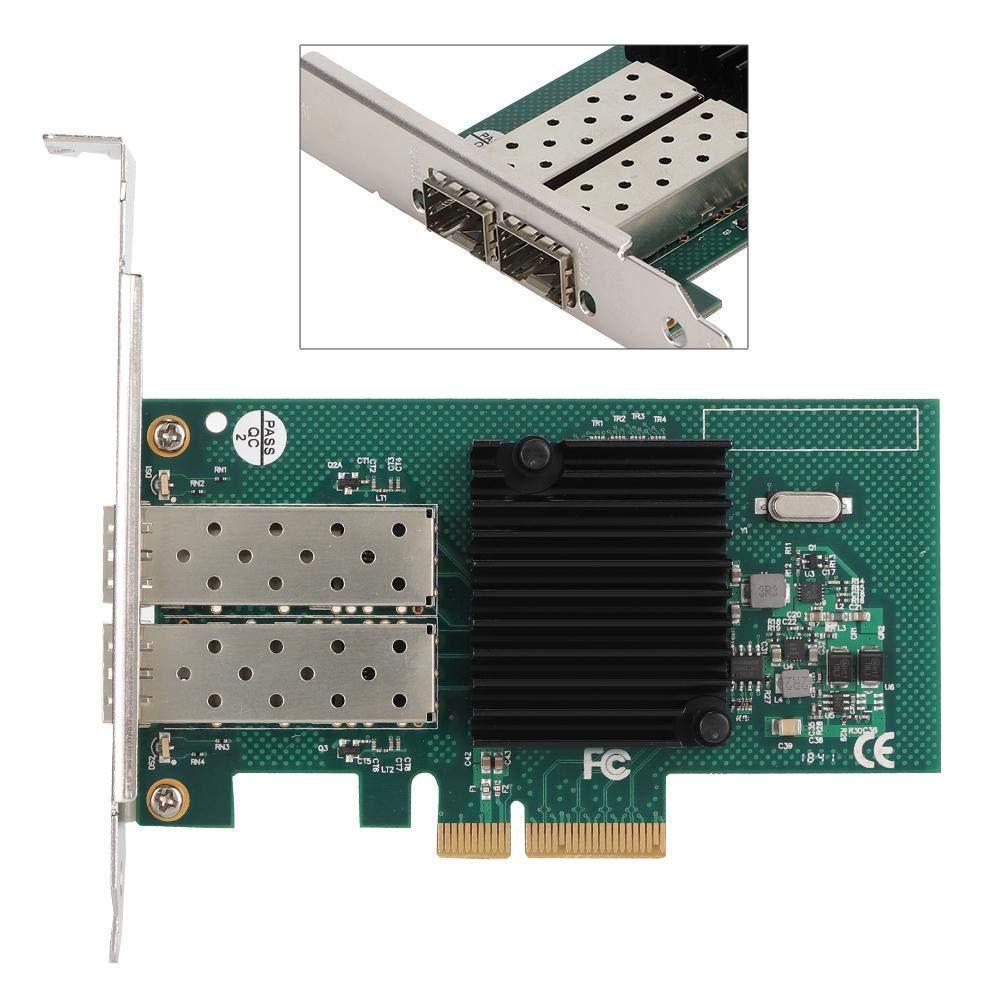 PCI-E Network Card for Intel 82576EB, 10/100/1000mbps Dual Port Fiber PCI Express Gigabit Network Card Adapter for Intel 82576EB