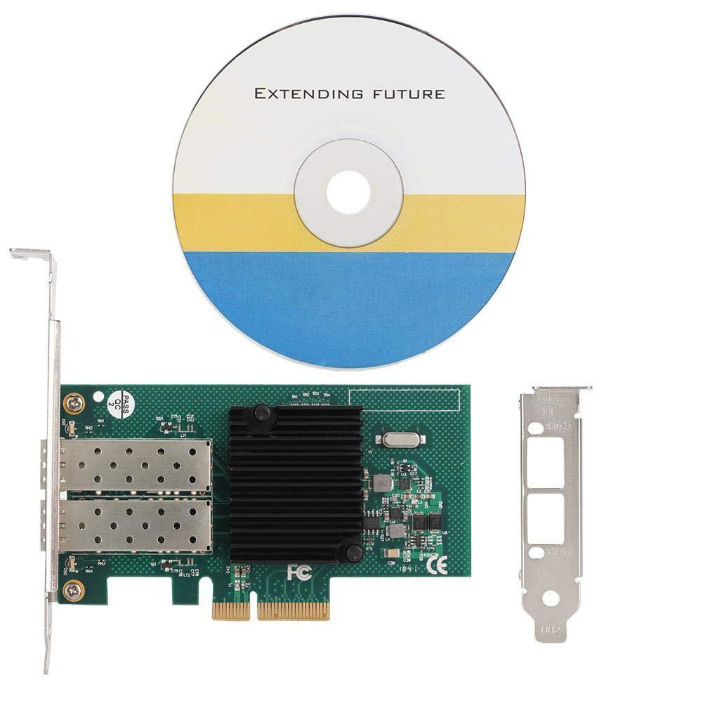 PCI-E Network Card for Intel 82576EB, 10/100/1000mbps Dual Port Fiber PCI Express Gigabit Network Card Adapter for Intel 82576EB