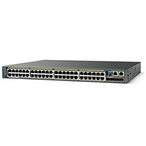 (Renewed) Cisco WS-C2960S-48LPS-L Catalyst 2960S 48 GigE PoE 370W 4 x SFP, Lan Base - AloinfoUSA