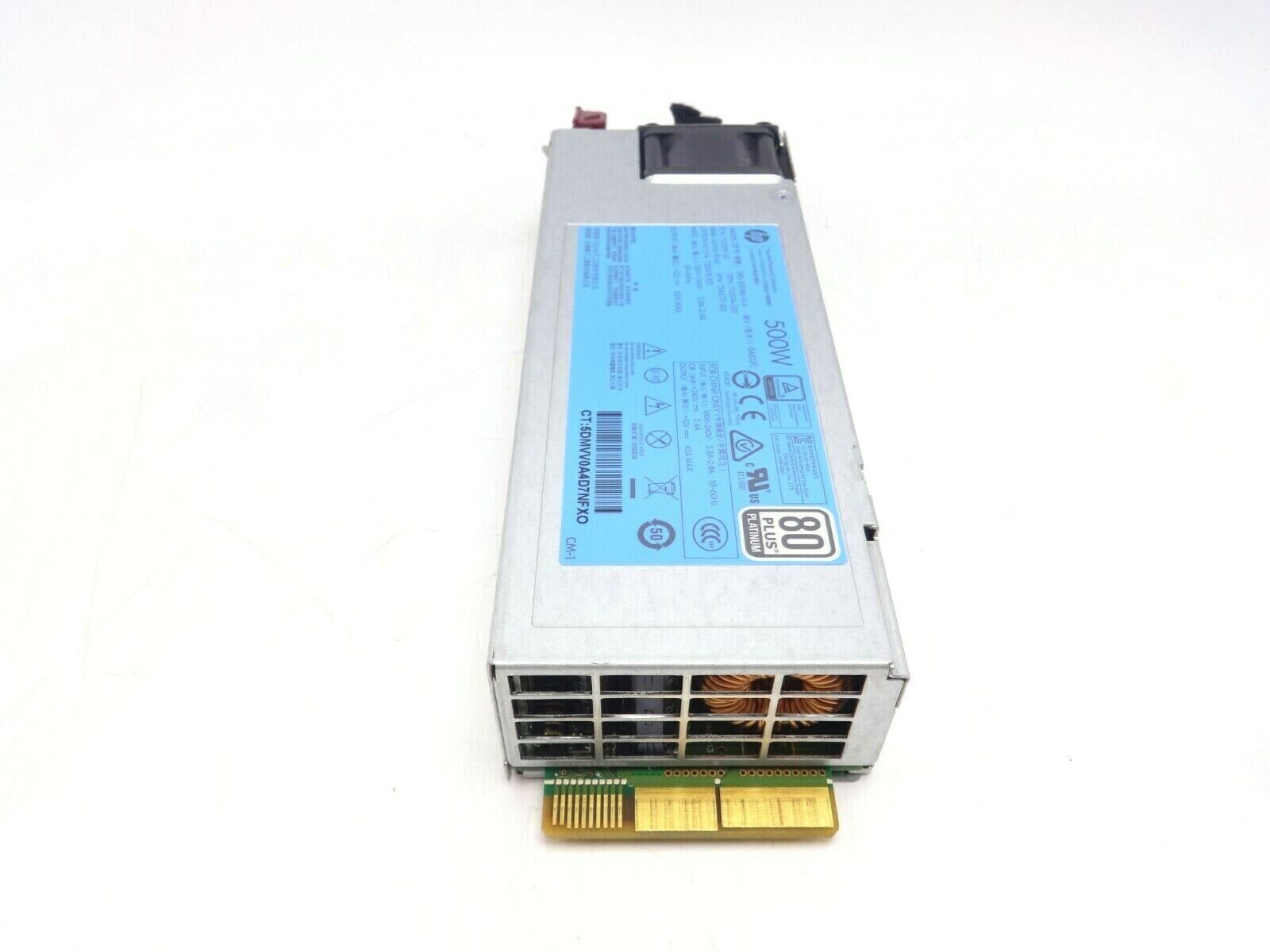 HP 720478-B21 500W Flex Slot Platinum Power Supply - Rear | Alo Tech Solutions