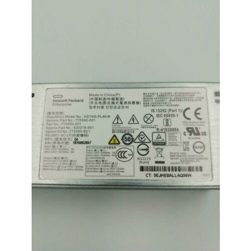 HP Power HP Enterprise 900w Hot-plug Power Supply HSTNS-PL48-B 775592-001 830219-001