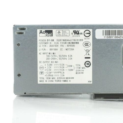 Lenovo ThinkCentre Edge 71 72 A70 SFF 180W PSU Power Supply 89Y8586 89Y1664