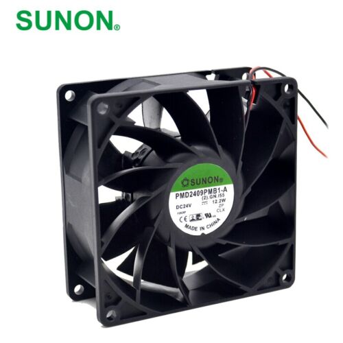 SUNON 24V PMD2409PMB1-A 2pin 12.2W 92mm with axial fans Inverter cooling fan cooler