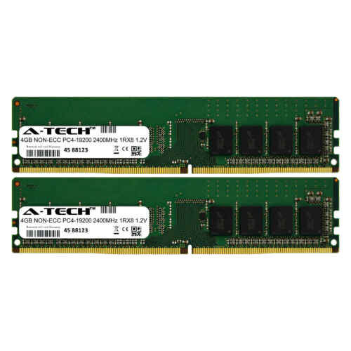 Dell memory 8GB Kit 2x 4GB For Dell Precision Workstations T 3420 3430 3620 3630 Ram Memory