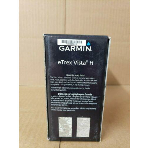 Garmin eTrex Vista H Handheld GPS Rugged High-Sensitivity GPS Camping Hiking