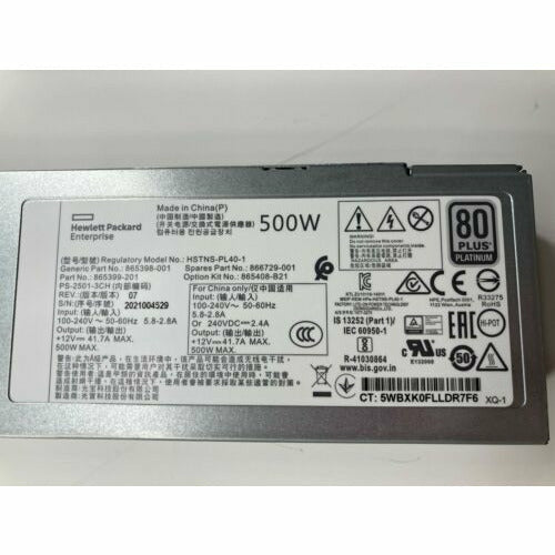 Hewlett Packard Hot-Plug Power Supply HSTNS-PL40-1 fonte